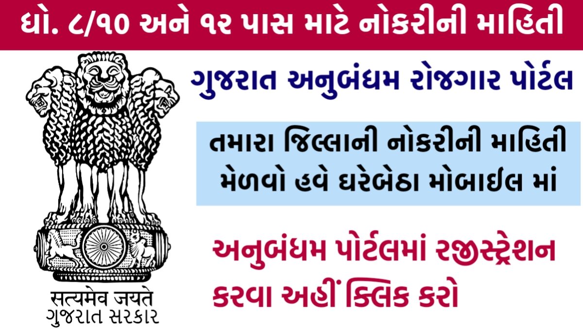 Gujarat Anubandham Portal Online Registration